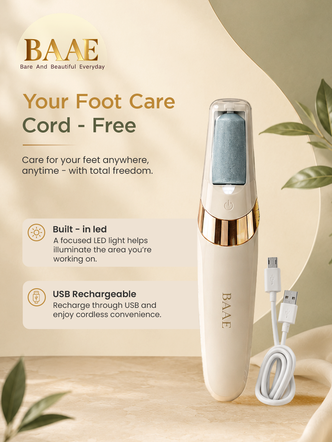 Fine and coarse replaceable roller heads for a foot callus remover, for rough skin and deep cracked heels